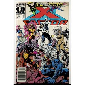 Marvel X-Factor Comic‎ Book Issue #39 Newsstand X-Men Mr. Sinister Inferno VF